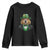 Funny Groundhog Leprechaun Youth Sweatshirt Woodchuck Happy St Patrick's Day