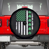 American Shamrock Flag Spare Tire Cover Lucky St Patricks Day