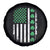 American Shamrock Flag Spare Tire Cover Lucky St Patricks Day