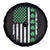 American Shamrock Flag Spare Tire Cover Lucky St Patricks Day