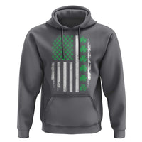 American Shamrock Flag Hoodie Lucky St Patricks Day
