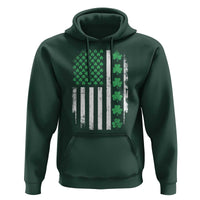 American Shamrock Flag Hoodie Lucky St Patricks Day