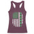 American Shamrock Flag Racerback Tank Top Lucky St Patricks Day