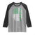 American Shamrock Flag Raglan Shirt Lucky St Patricks Day