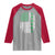 American Shamrock Flag Raglan Shirt Lucky St Patricks Day