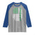 American Shamrock Flag Raglan Shirt Lucky St Patricks Day