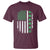 American Shamrock Flag T Shirt Lucky St Patricks Day