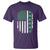 American Shamrock Flag T Shirt Lucky St Patricks Day