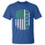 American Shamrock Flag T Shirt Lucky St Patricks Day