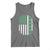 American Shamrock Flag Tank Top Lucky St Patricks Day