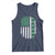 American Shamrock Flag Tank Top Lucky St Patricks Day