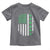 American Shamrock Flag Toddler T Shirt Lucky St Patricks Day