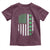 American Shamrock Flag Toddler T Shirt Lucky St Patricks Day