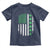 American Shamrock Flag Toddler T Shirt Lucky St Patricks Day