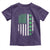 American Shamrock Flag Toddler T Shirt Lucky St Patricks Day