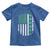 American Shamrock Flag Toddler T Shirt Lucky St Patricks Day