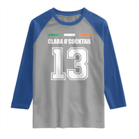 Funny Clara O'cocktail 13 Raglan Shirt Irish Name Ireland Party St. Patricks Day Drinking Pub