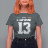 Funny Clara O'cocktail 13 T Shirt For Women Irish Name Ireland Party St. Patricks Day Drinking Pub