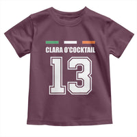 Funny Clara O'cocktail 13 Toddler T Shirt Irish Name Ireland Party St. Patricks Day Drinking Pub