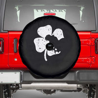St Patricks Day Dinosaur Rex Spare Tire Cover Dino in Lucky Shamrock