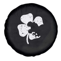 St Patricks Day Dinosaur Rex Spare Tire Cover Dino in Lucky Shamrock