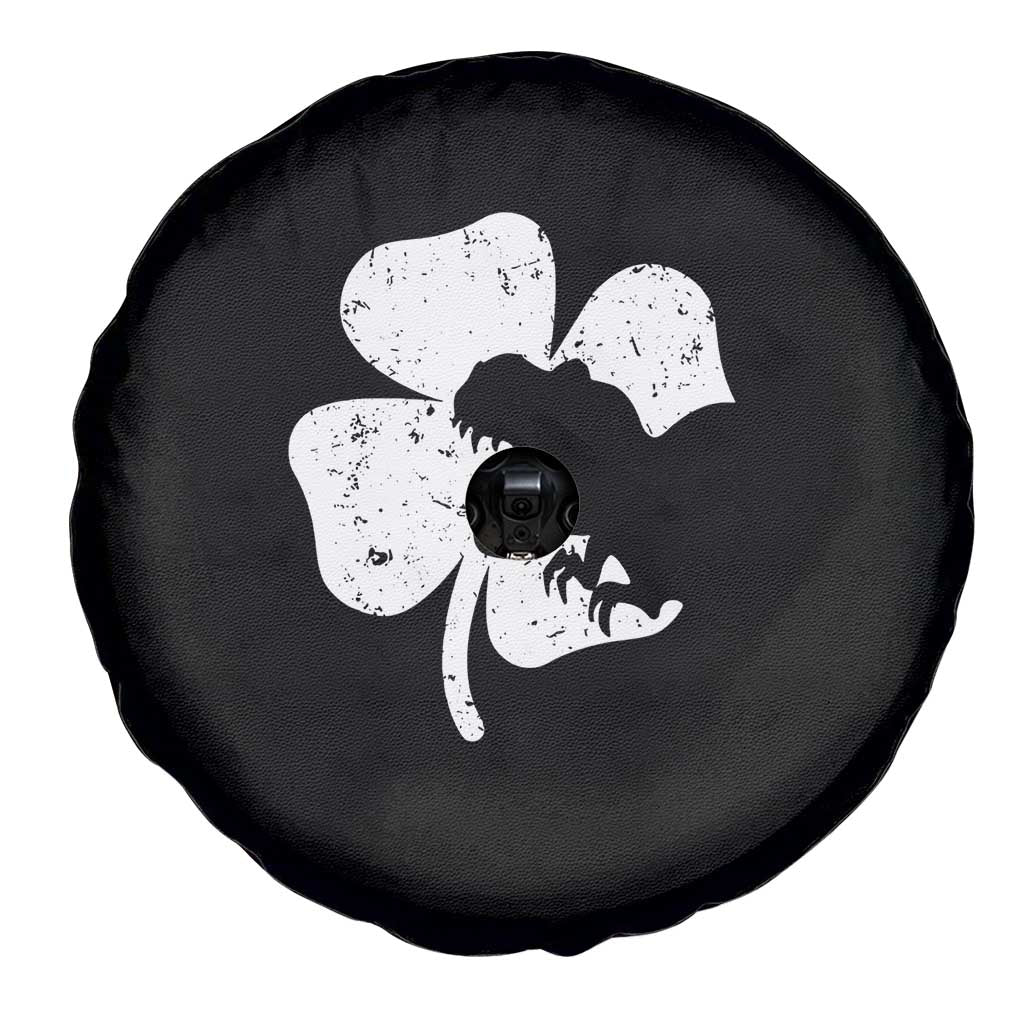 St Patricks Day Dinosaur Rex Spare Tire Cover Dino in Lucky Shamrock
