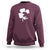 St Patricks Day Dinosaur Rex Sweatshirt Dino in Lucky Shamrock