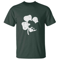 St Patricks Day Dinosaur Rex T Shirt Dino in Lucky Shamrock