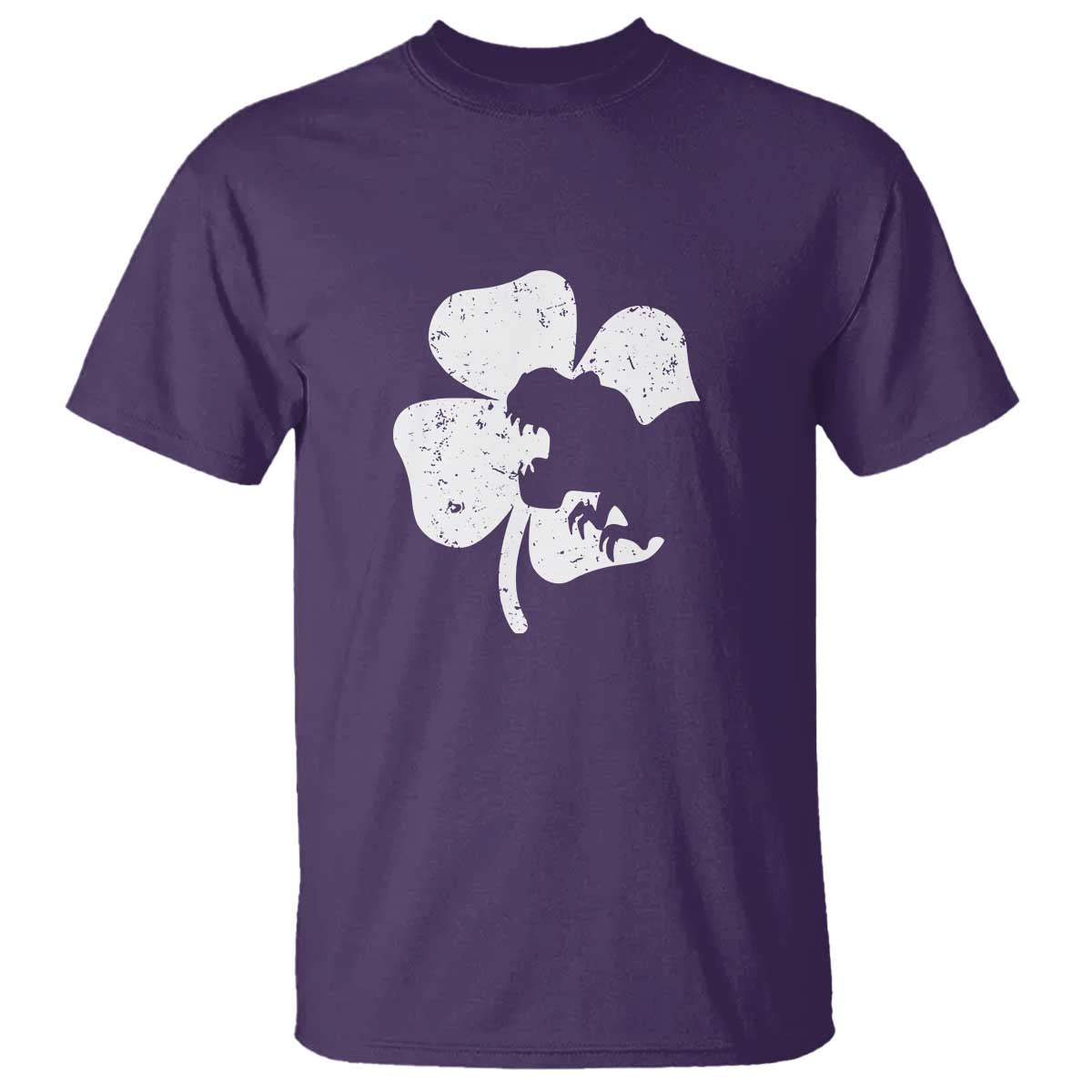 St Patricks Day Dinosaur Rex T Shirt Dino in Lucky Shamrock