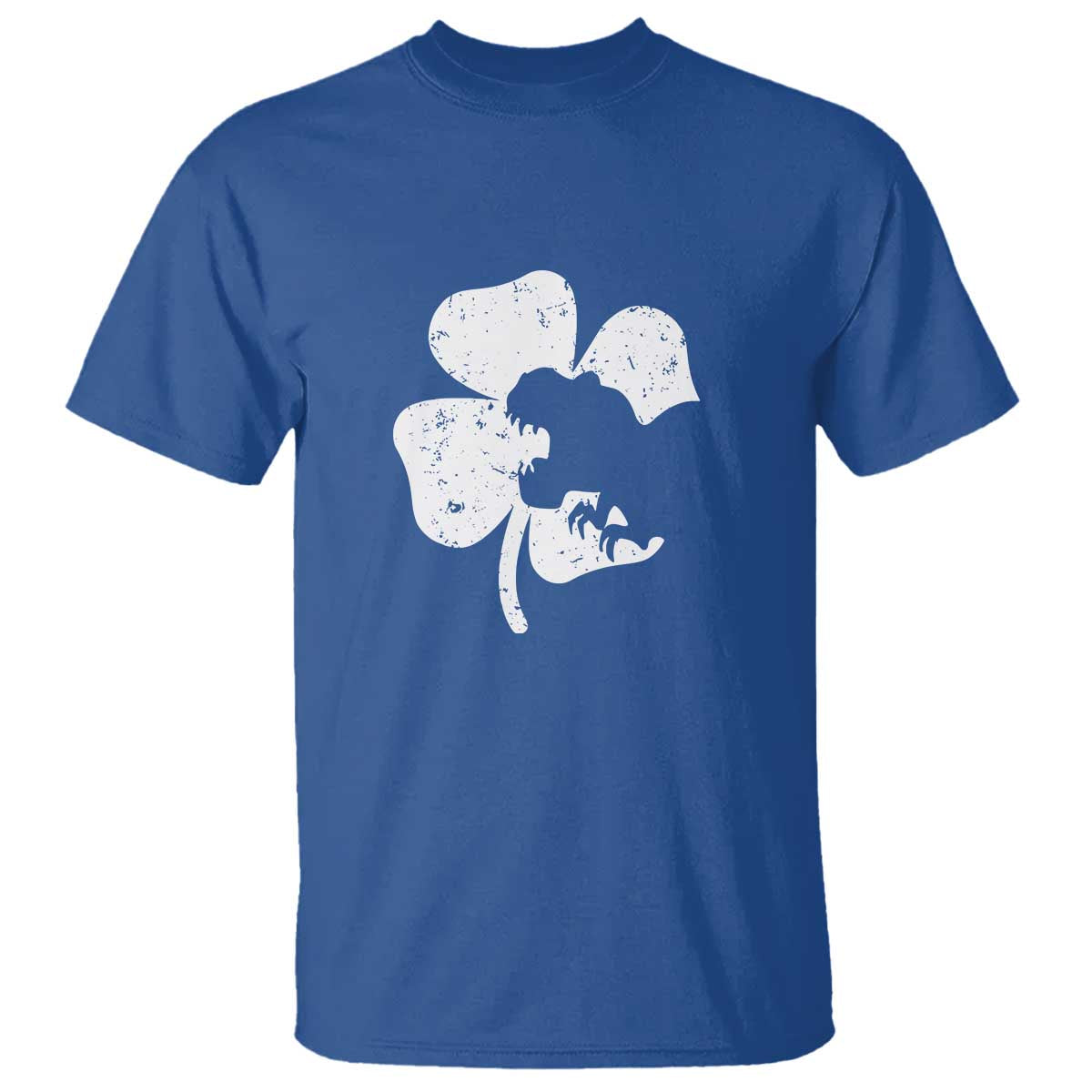 St Patricks Day Dinosaur Rex T Shirt Dino in Lucky Shamrock