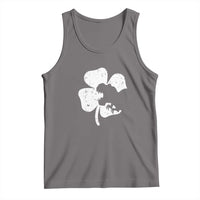 St Patricks Day Dinosaur Rex Tank Top Dino in Lucky Shamrock