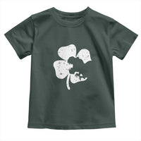 St Patricks Day Dinosaur Rex Toddler T Shirt Dino in Lucky Shamrock