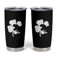 St Patricks Day Dinosaur Rex Tumbler Cup Dino in Lucky Shamrock