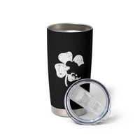 St Patricks Day Dinosaur Rex Tumbler Cup Dino in Lucky Shamrock