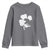 St Patricks Day Dinosaur Rex Youth Sweatshirt Dino in Lucky Shamrock
