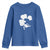 St Patricks Day Dinosaur Rex Youth Sweatshirt Dino in Lucky Shamrock