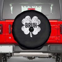 Funny St Patricks Day Bruh Spare Tire Cover Lucky Shamrock Vintage