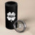 Funny St Patricks Day Bruh 4 in 1 Can Cooler Tumbler Lucky Shamrock Vintage