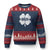Funny St Patricks Day Bruh Ugly Christmas Sweater Lucky Shamrock Vintage - Wonder Print Shop
