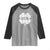 Funny St Patricks Day Bruh Raglan Shirt Lucky Shamrock Vintage