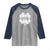 Funny St Patricks Day Bruh Raglan Shirt Lucky Shamrock Vintage