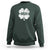 Funny St Patricks Day Bruh Sweatshirt Lucky Shamrock Vintage