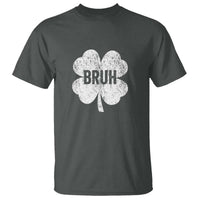 Funny St Patricks Day Bruh T Shirt Lucky Shamrock Vintage