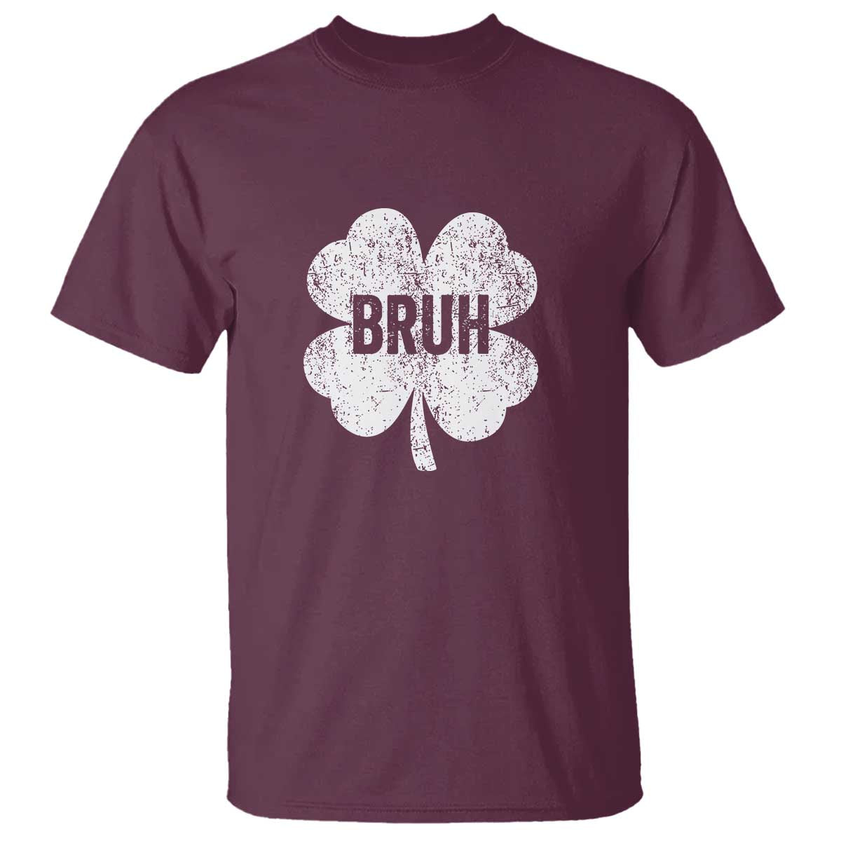Funny St Patricks Day Bruh T Shirt Lucky Shamrock Vintage