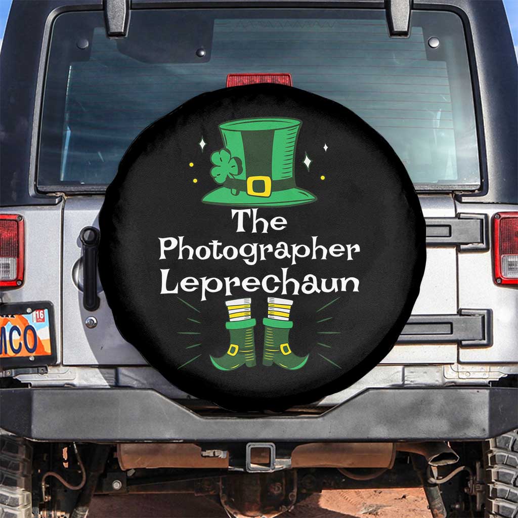 The Photographer Leprechaun Matching Group Spare Tire Cover Festive St Patricks Day Squad Photographers
