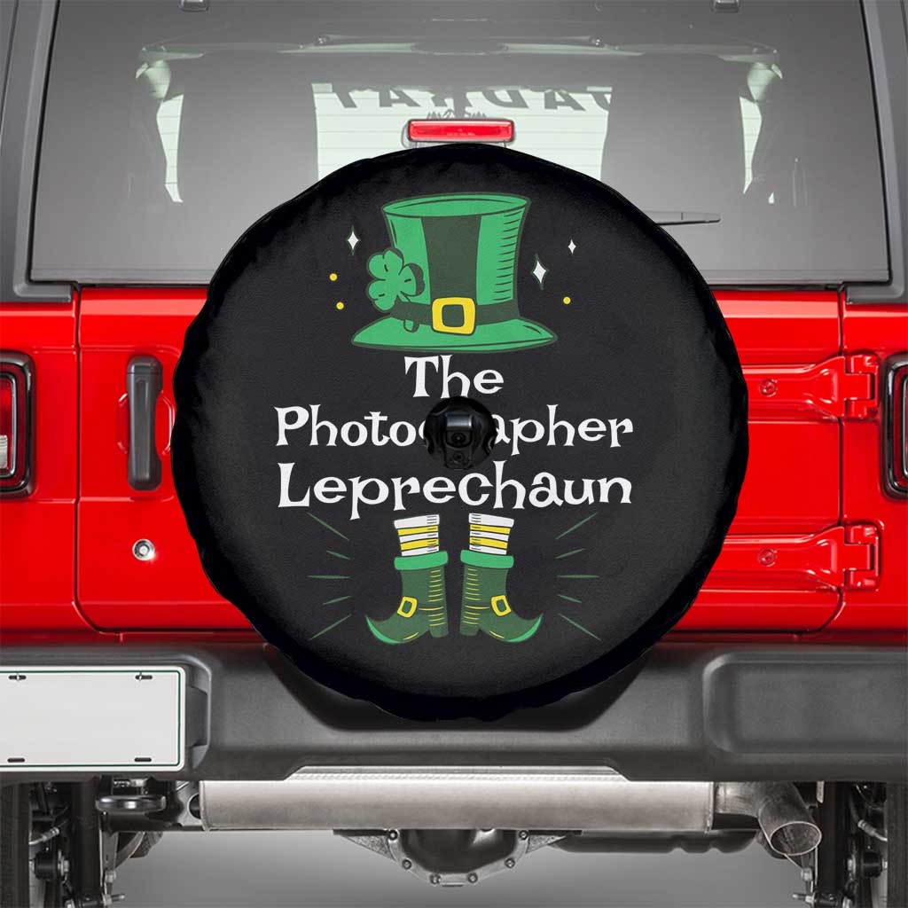 The Photographer Leprechaun Matching Group Spare Tire Cover Festive St Patricks Day Squad Photographers