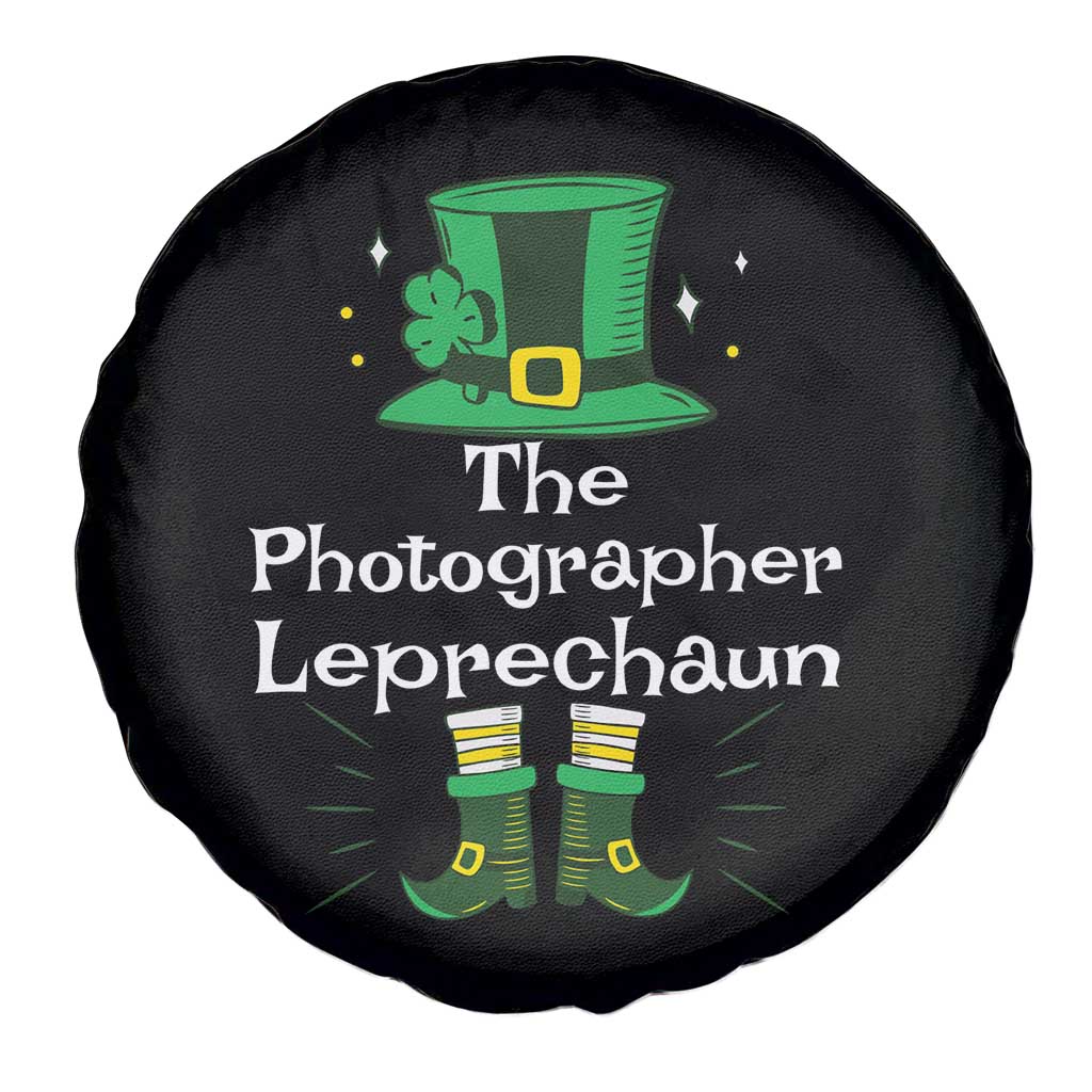 The Photographer Leprechaun Matching Group Spare Tire Cover Festive St Patricks Day Squad Photographers
