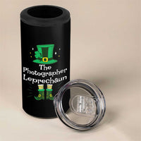 The Photographer Leprechaun Matching Group 4 in 1 Can Cooler Tumbler Festive St Patricks Day Squad Photographers