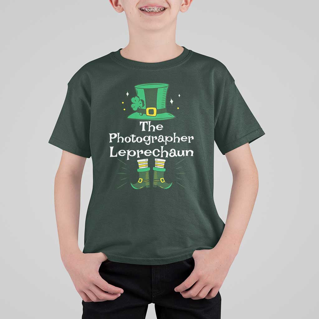 The Photographer Leprechaun Matching Group T Shirt For Kid Festive St Patricks Day Squad Photographers
