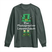 The Photographer Leprechaun Matching Group Long Sleeve Shirt Festive St Patricks Day Squad Photographers